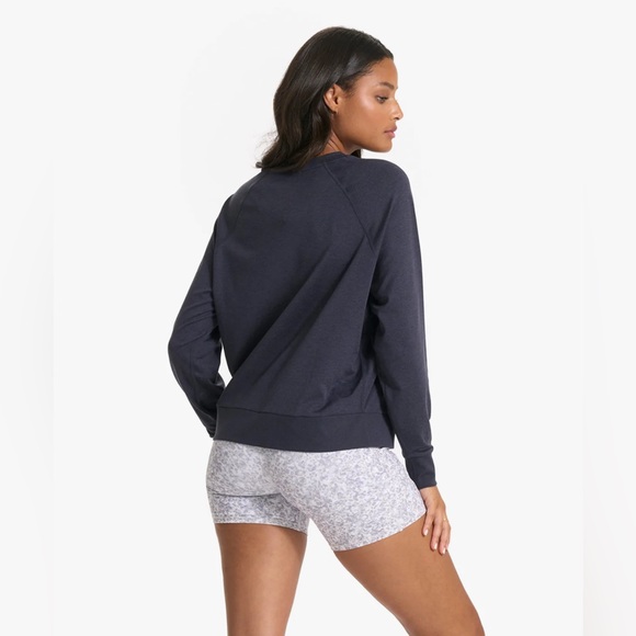 Vuori Long-Sleeve Halo Crew Midnight Heather Large - Picture 4 of 7